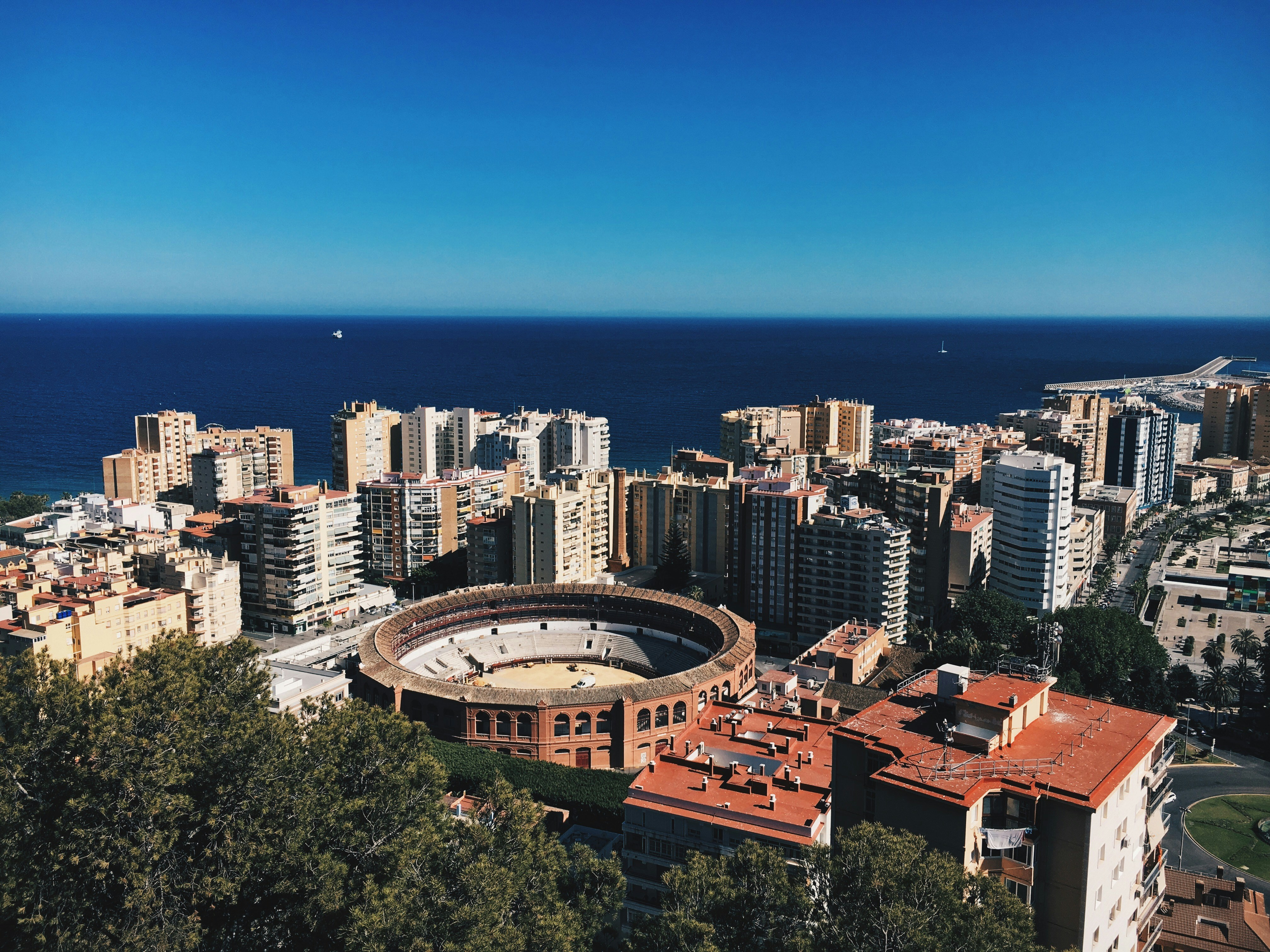 Vista panorámica de Málaga